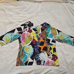 Peck & Peck Women's Abstract Pattern Top